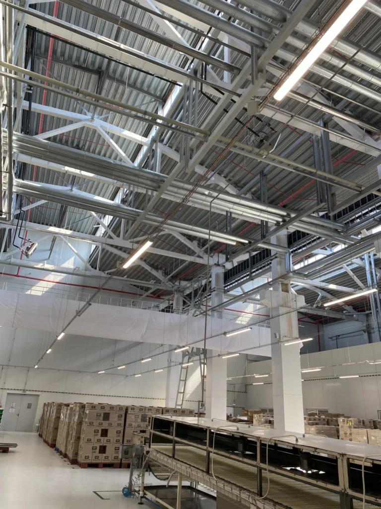 Electrical engineering design and MEP systems in industrial production facility in Houston Texas